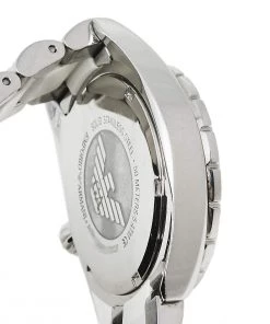 Emporio Armani White Stainless Steel Sportivo Chrono AR5940 Women's Wristwatch 38 Mm For Women -Emporio Armani sale luxury women emporio armani used watches p459996 001