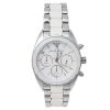 Emporio Armani White Stainless Steel Sportivo Chrono AR5940 Women's Wristwatch 38 Mm For Women -Emporio Armani sale luxury women emporio armani used watches p459996 002