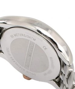 Emporio Armani Silver Two-Tone Stainless Steel AR1825 Women's Wristwatch 27 Mm For Women -Emporio Armani sale luxury women emporio armani used watches p480257 003