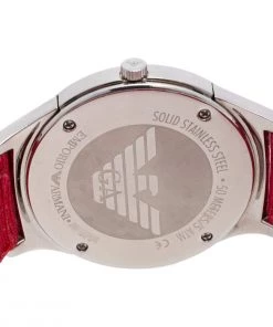 Emporio Armani Mother Of Pearl Stainless Steel AR5754 Women's Wristwatch 38 Mm For Women -Emporio Armani sale luxury women emporio armani used watches p482067 002