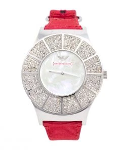 Emporio Armani Mother Of Pearl Stainless Steel AR5754 Women's Wristwatch 38 Mm For Women