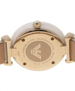 Emporio Armani Mother Of Pearl Ceramic TBar AR11041 Women's Wristwatch 32 Mm For Women -Emporio Armani sale luxury women emporio armani used watches p489033 001