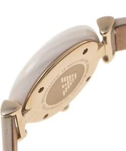 Emporio Armani Mother Of Pearl Ceramic TBar AR11041 Women's Wristwatch 32 Mm For Women -Emporio Armani sale luxury women emporio armani used watches p489033 003