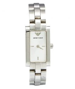 Emporio Armani Silver Stainless Steel AR5433 Women's Wristwatch 16 Mm For Women