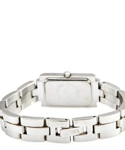 Emporio Armani Silver Stainless Steel AR5433 Women's Wristwatch 16 Mm For Women -Emporio Armani sale luxury women emporio armani used watches p554768 004