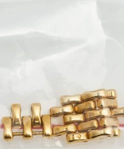 Emporio Armani Cream Gold Plated Stainless Steel AR0124 Women's Wristwatch 20 Mm For Women -Emporio Armani sale luxury women emporio armani used watches p564559 009