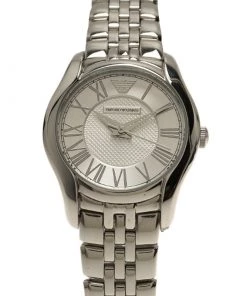 Emporio Armani Silver Stainless Steel AR1716 Women's Wristwatch 27MM For Women -Emporio Armani sale luxury women emporio armani used watches p58273 003