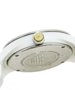 Emporio Armani Mother Of Pearl Ceramic Stainless Steel AR-1426 Women's Wristwatch 39 Mm For Women -Emporio Armani sale luxury women emporio armani used watches p585399 003