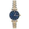 Emporio Armani Blue Two Tone Stainless Steel AR11092 Women's Wristwatch 32 Mm For Women
