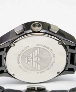 Emporio Armani Black Ceramic Stainless Steel AR1401 Women's Wristwatch 38 Mm For Women -Emporio Armani sale luxury women emporio armani used watches p626747 1650433726 006