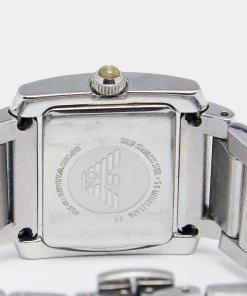 Emporio Armani Champagne Stainless Steel AR5709 Women's Wristwatch 27 Mm For Women -Emporio Armani sale luxury women emporio armani used watches p626757 002