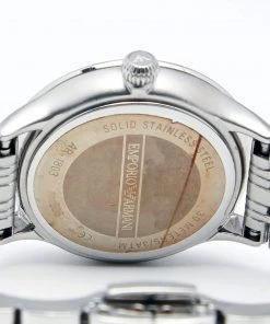 Emporio Armani Mother Of Pearl Stainless Steel Classic AR1803 Women's Wristwatch 26 Mm For Women -Emporio Armani sale luxury women emporio armani used watches p636042 002