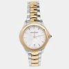 Emporio Armani Mother Of Pearl Two Tone Stainless Steel Esedra ARS8503 Women's Wristwatch 35 Mm For Women -Emporio Armani sale luxury women emporio armani used watches p664171 005