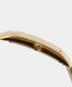 Emporio Armani Mother Of Pearl Gold Plated Stainless Steel AR2016 Unisex Wristwatch 31 Mm For Women -Emporio Armani sale luxury women emporio armani used watches p664205 003