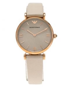 Emporio Armani Silver Rose Gold-Plated Stainless Steel AR1769 Women's Wristwatch 32MM For Women -Emporio Armani sale luxury women emporio armani used watches p67857 003