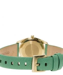 Emporio Armani Turquoise Gold-Plated Stainless Steel AR6034 Women's Wristwatch 26MM For Women -Emporio Armani sale luxury women emporio armani used watches p79407 005
