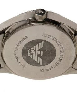 Emporio Armani AR-5781 Stainless Steel & Crystal Women's Wristwatch 39MM For Women -Emporio Armani sale luxury women emporio armani used watches p82460 004