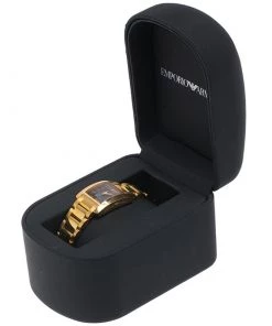 Emporio Armani Light Brown Rose Gold Tone Stainless Steel AR-5705 Women's Wristwatch 23MM For Women -Emporio Armani sale luxury women emporio armani used watches p82781 0006